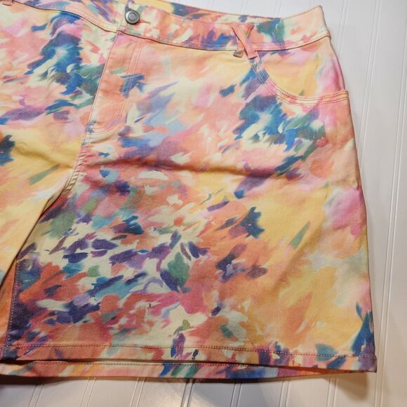Lane Bryant Multicolor Womens 28 Plus Shorts - Picture 3 of 16